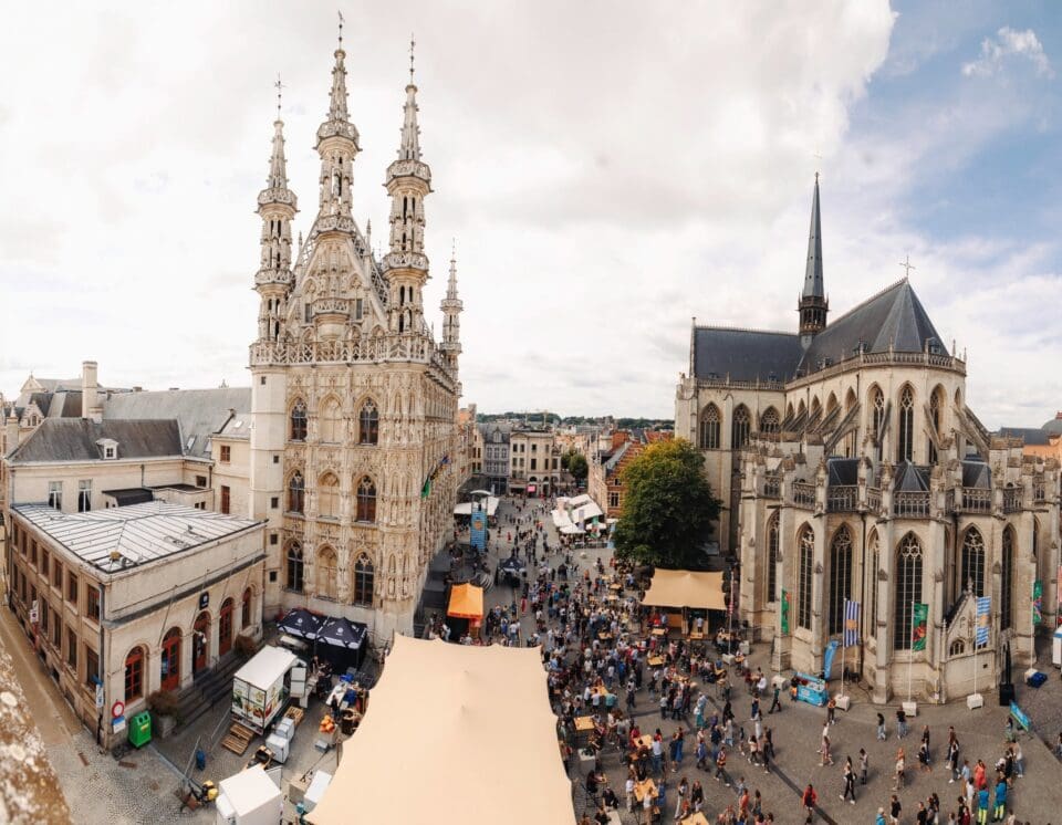 Oude markt Leuven Groot verlof