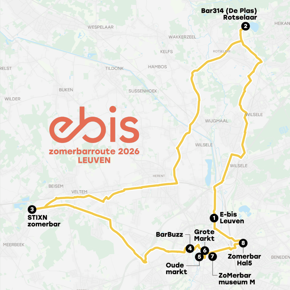 zomerbarroute Leuven 2026