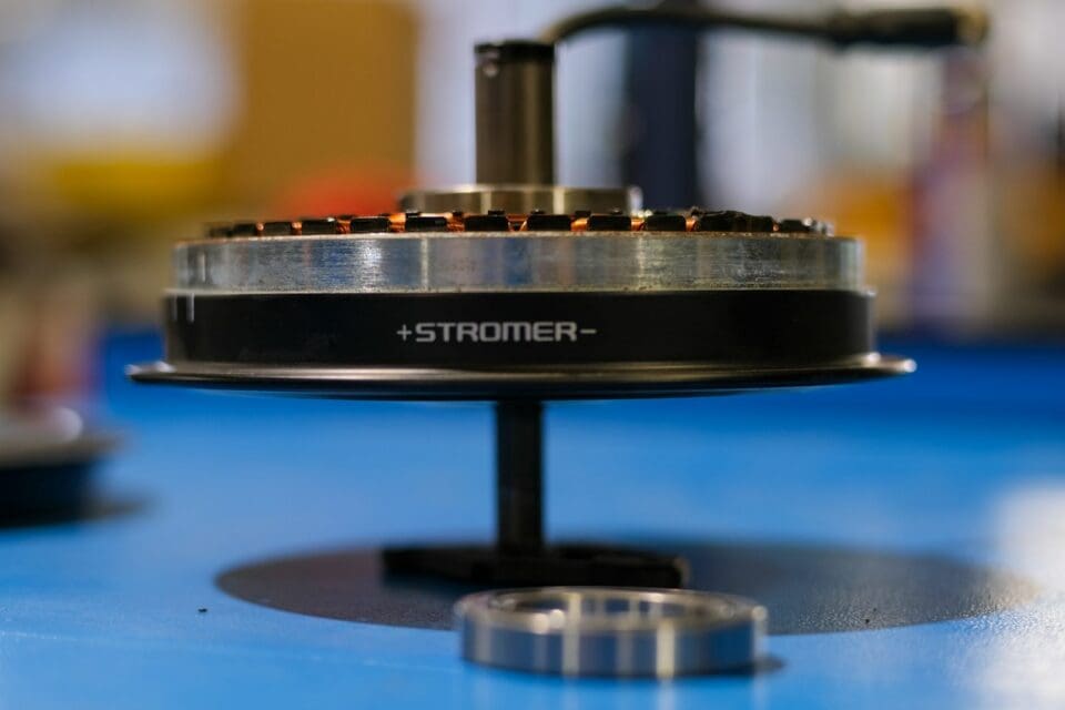 Geopende Stromer speed pedelec motor met nieuwe lagers